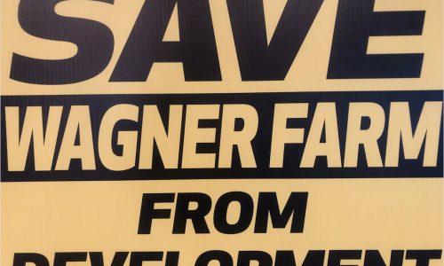 Save Wagner Farm sign